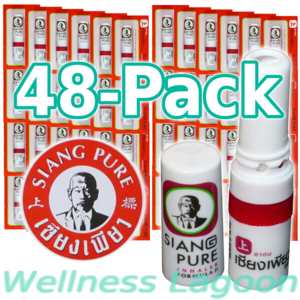 48x Siang Pure Inhaler - Formula II - Nasal Inhaler & Rub