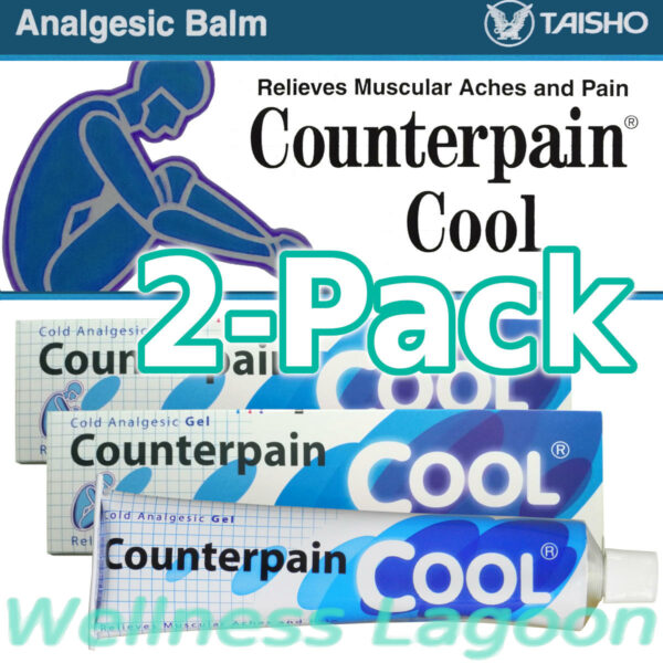 2x Taisho Counterpain Cool Gel (Blue) - 120g
