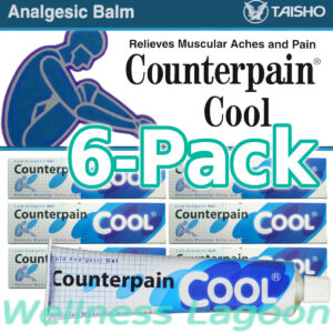 6x Taisho Counterpain Cool Gel (Blue) 120g