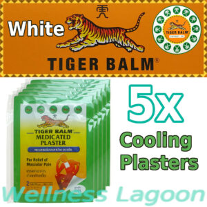 5x Tiger Balm Medicated Plaster Cool (10cm x 14cm)