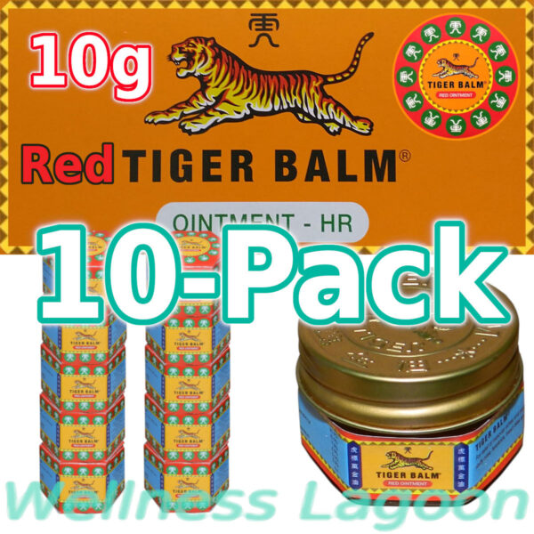 10x Tiger Balm Red 10g