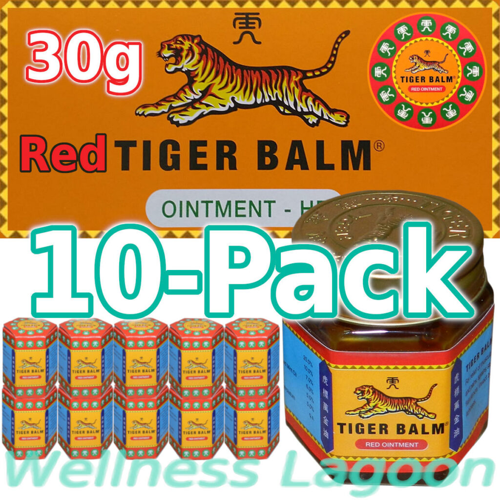 10x Tiger Balm Red 30g