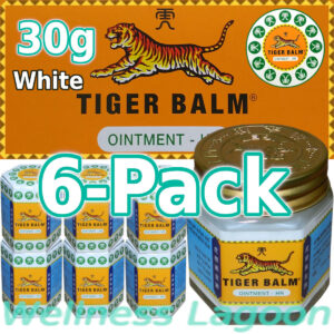6x Tiger Balm White 30g